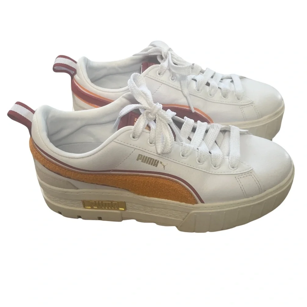 🔥PUMA Mayze New Heritage Sneakers size 9.5 - Picture 6 of 7